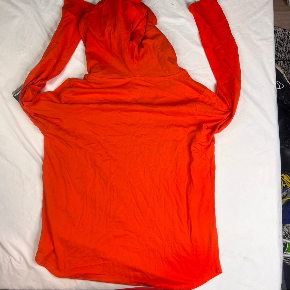 Colosseum Orange Clemson Tigers Sewn Paw Womans XL Pullover Hoodie NWT L031124 - Picture 2 of 5